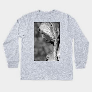 Native American Monument, Hartford, CT, usa Kids Long Sleeve T-Shirt